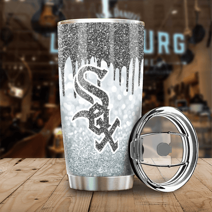 LIMITED EDITION - NEW CUSTOMIZED MLB26 CW SOX TUMBLER CUP