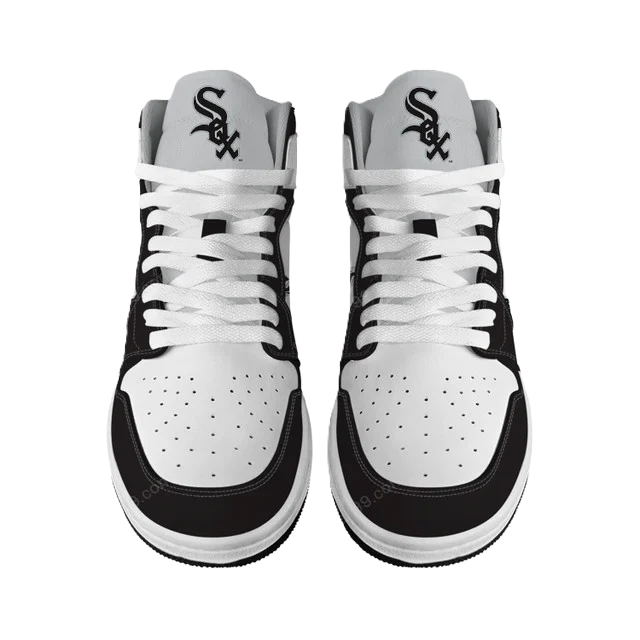 LIMITED EDITION - NEW CUSTOMIZED MLB26 CW SOX AIR JORDAN SNEAKERS