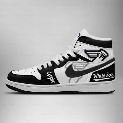 LIMITED EDITION - NEW CUSTOMIZED MLB26 CWS CHICAGO WHITE SOX AIR JORDAN SNEAKERS