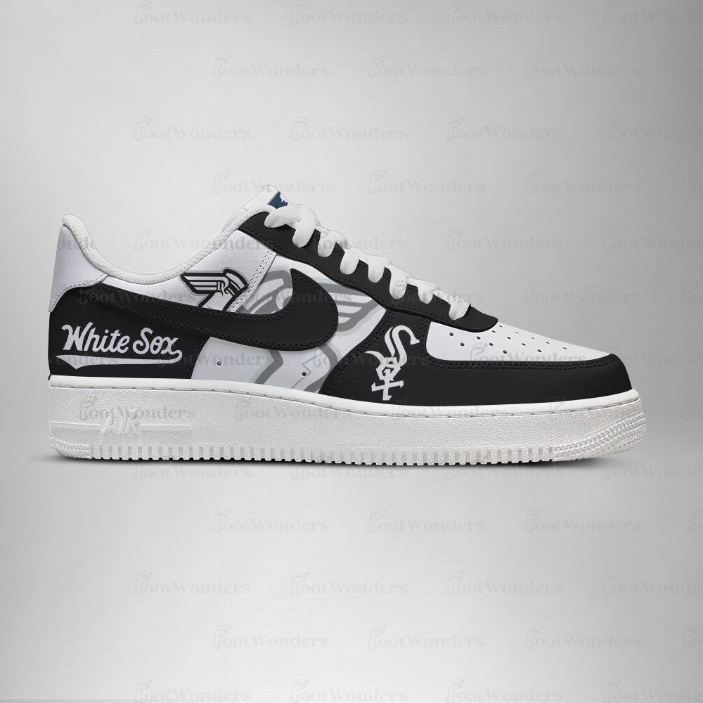 LIMITED EDITION - NEW CUSTOMIZED MLB26 CW SOX AF1 SHOES
