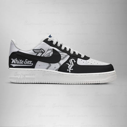 LIMITED EDITION - NEW CUSTOMIZED MLB26 CW SOX AF1 SHOES