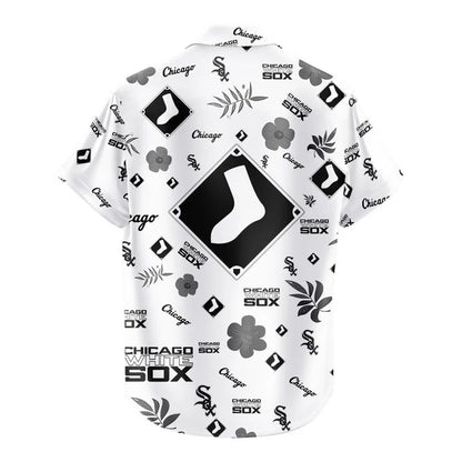 LIMITED EDITION - NEW CUSTOMIZED MLB26 CWS CHICAGO WHITE SOX UNISEX HAWAIIAN SHIRT & SHORTS SET