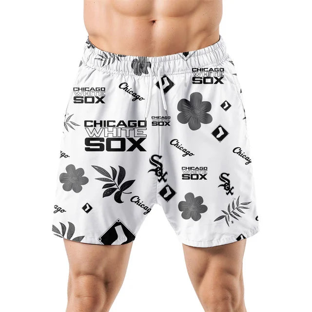 LIMITED EDITION - NEW CUSTOMIZED MLB26 CWS CHICAGO WHITE SOX UNISEX HAWAIIAN SHIRT & SHORTS SET
