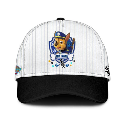 LIMITED EDITION - NEW CUSTOMIZED MLB26 CWS CHICAGO WHITE SOX x PAW PATROL BASEBALL JERSEY & CAP