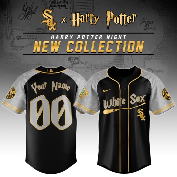 LIMITED EDITION - NEW CUSTOMIZED MLB26 CWS CHICAGO WHITE SOX x HARRY POTTER BASEBALL JERSEY