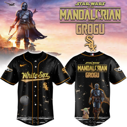 LIMITED EDITION - NEW CUSTOMIZED MLB26 CW SOX x STAR WARS BASEBALL JERSEY & CAP