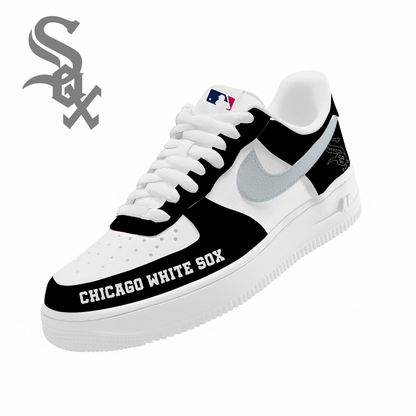 LIMITED EDITION - NEW CUSTOMIZED MLB26 CWS CHICAGO WHITE SOX AF1 SNEAKERS