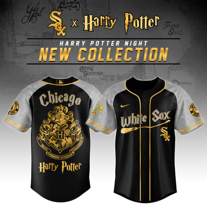 LIMITED EDITION - NEW CUSTOMIZED MLB26 CW SOX x HARRY POTTER BASEBALL JERSEY & CAP