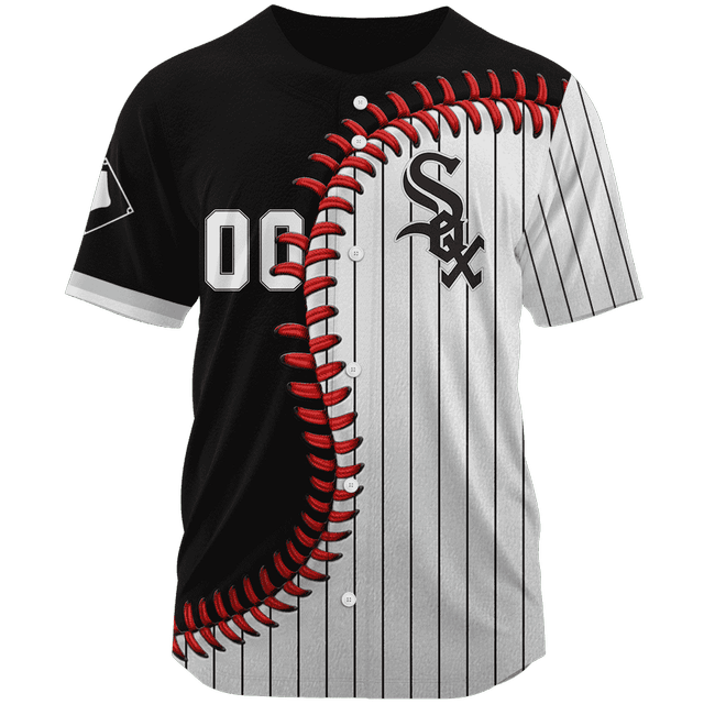 LIMITED EDITION - NEW CUSTOMIZED MLB26 CWS CHICAGO WHITE SOX BASEBALL JERSEY