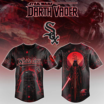 LIMITED EDITION - NEW CUSTOMIZED MLB26 CWS CHICAGO WHITE SOX x STAR WARS BASEBALL JERSEY