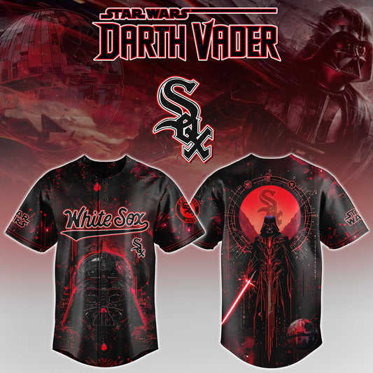 LIMITED EDITION - NEW CUSTOMIZED MLB26 CWS CHICAGO WHITE SOX x STAR WARS BASEBALL JERSEY