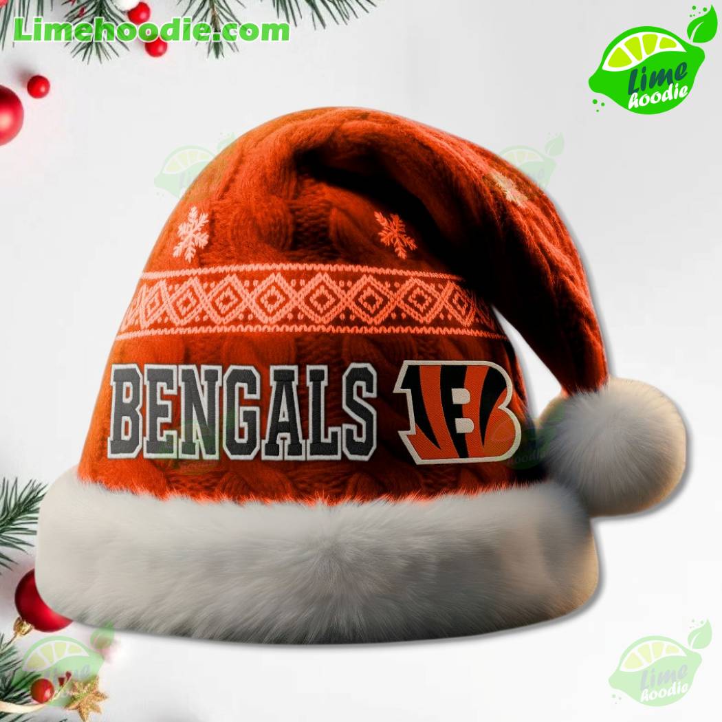 LIMITED EDITION - NEW CUSTOMIZED NFL16 CCB CINCINNATI BENGALS CHRISTMAS HAT