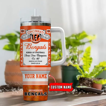 LIMITED EDITION - NEW CUSTOMIZED NFL16 CCB CINCINNATI BENGALS TUMBLER CUP