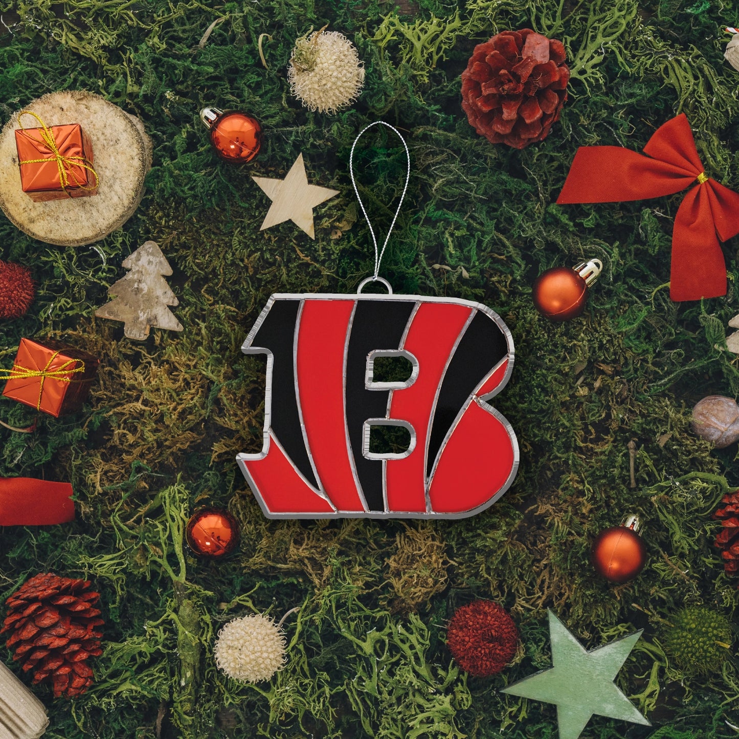LIMITED EDITION - NEW CUSTOMIZED NFL16 CCB CINCINNATI BENGALS ACRYLIC ORNAMENT