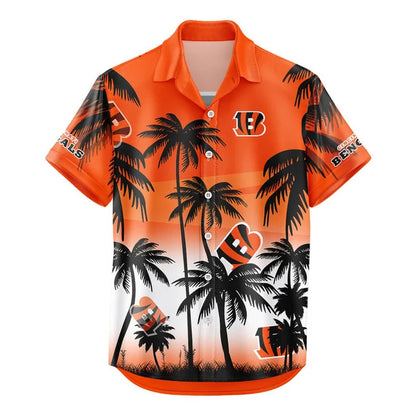 LIMITED EDITION - NEW CUSTOMIZED NFL16 CCB CINCINNATI BENGALS UNISEX HAWAIIAN SHIRT & SHORTS SET