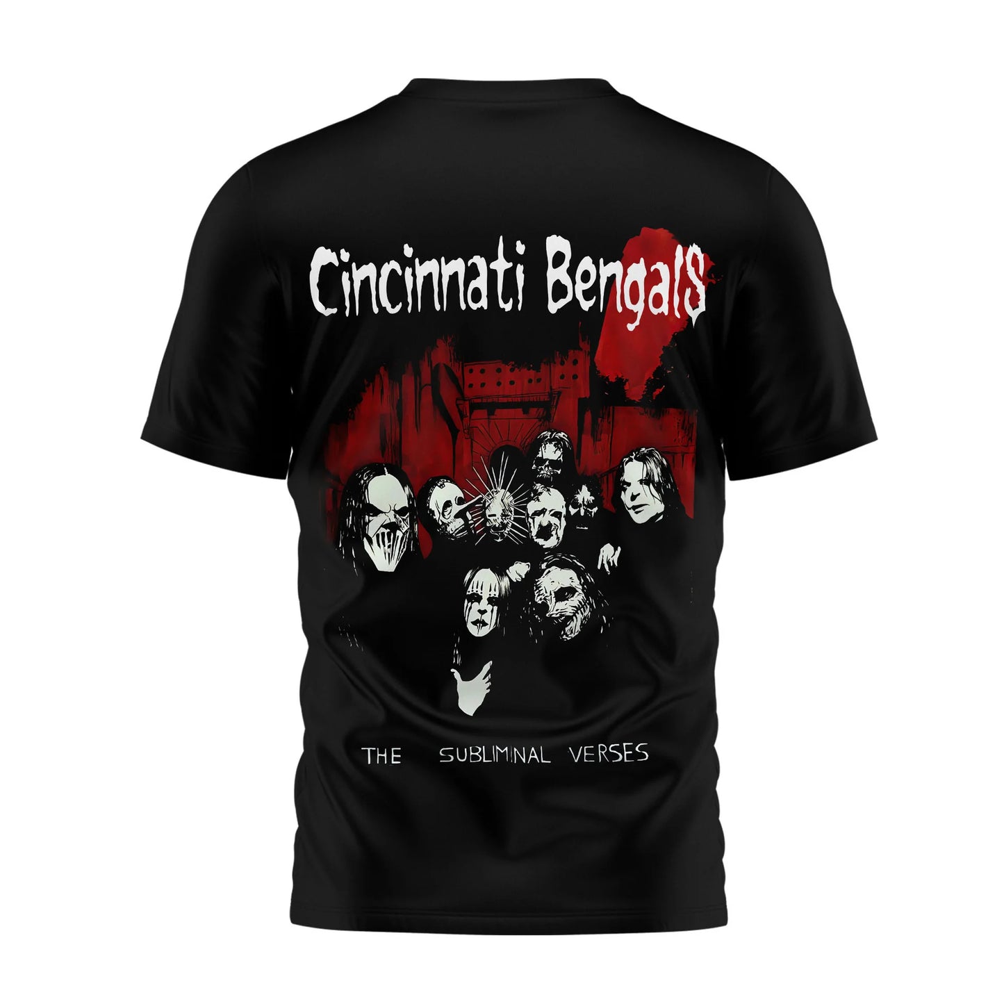 LIMITED EDITION - NEW CUSTOMIZED NFL16 CCB CINCINNATI BENGALS SLIPKNOT 3D SHIRT