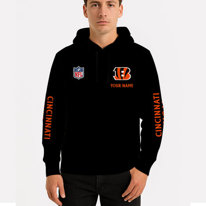 LIMITED EDITION - NEW CUSTOMIZED NFL16 CCB CINCINNATI BENGALS UNISEX HOODIE