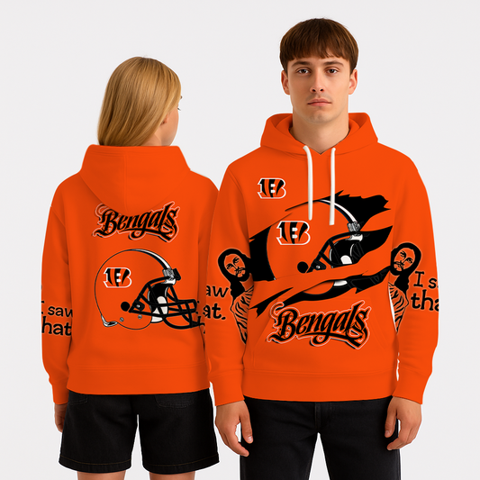 LIMITED EDITION - NEW CUSTOMIZED NFL16 CCB CINCINNATI BENGALS UNISEX T-SHIRT, POLO, HOODIE & JACKETS