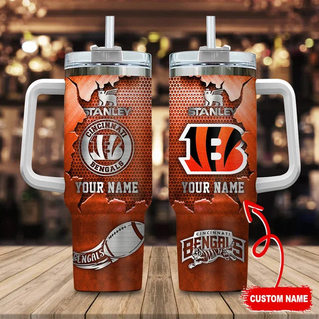 LIMITED EDITION - NEW CUSTOMIZED NFL16 CCB CINCINNATI BENGALS TUMBLER CUP