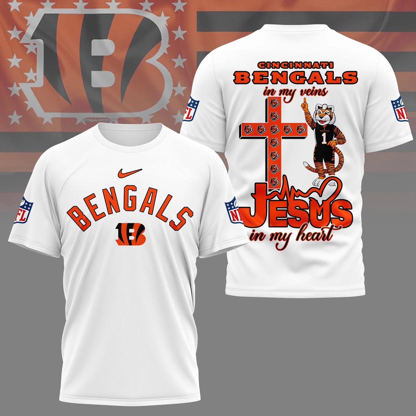 LIMITED EDITION - NEW CUSTOMIZED NFL16 CCB CINCINNATI BENGALS T-SHIRT | MULTIPLE COLORS AVAILABLE
