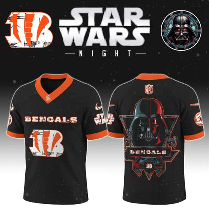 LIMITED EDITION - NEW CUSTOMIZED NFL16 CCB CINCINNATI BENGALS V-NECK BASKETBALL JERSEY