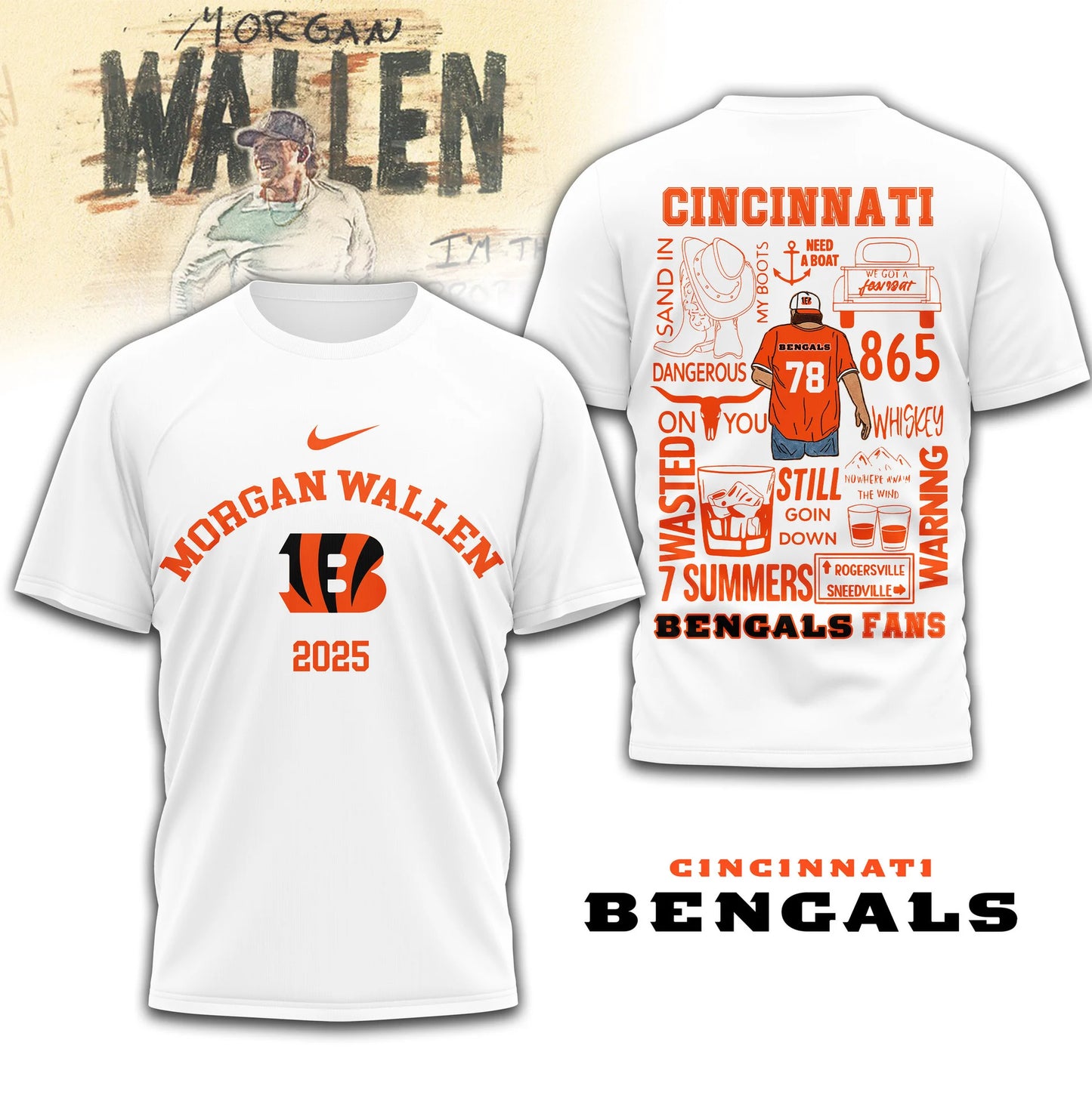 LIMITED EDITION - NEW CUSTOMIZED NFL16 CCB CINCINNATI BENGALS T-SHIRT | MULTIPLE COLORS AVAILABLE