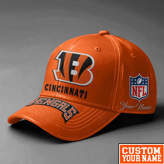 LIMITED EDITION - NEW CUSTOMIZED NFL16 CCB CINCINNATI BENGALS CLASSIC CAP