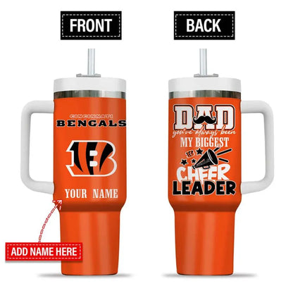 [SPECIAL OFFER] NEW CUSTOMIZED NFL16 CCB CINCINNATI BENGALS 40OZ TUMBLER