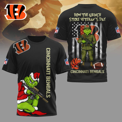 LIMITED EDITION - NEW CUSTOMIZED NFL16 CCB CINCINNATI BENGALS 3D SHIRT