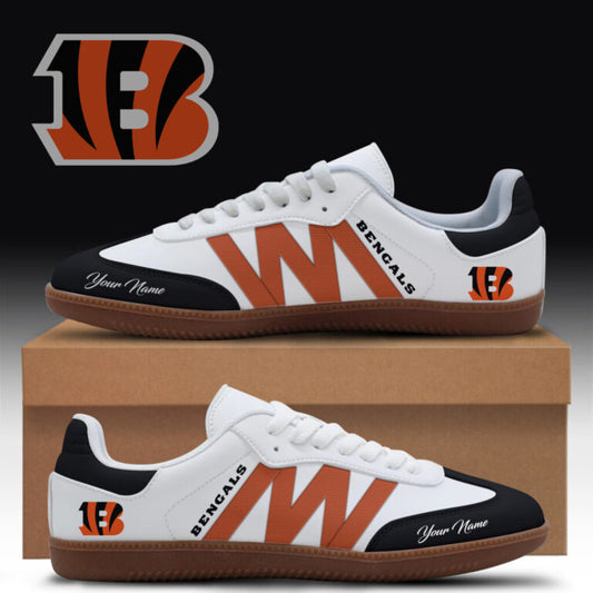 LIMITED EDITION - NEW CUSTOMIZED NFL16 CCB CINCINNATI BENGALS CLASSIC SNEAKERS
