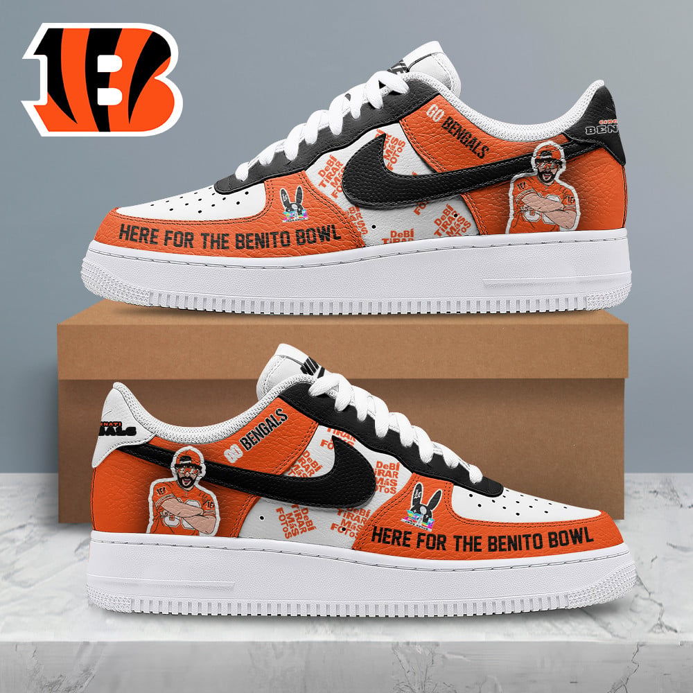 LIMITED EDITION - NEW CUSTOMIZED NFL16 CCB CINCINNATI BENGALS SUPER BOWL HALFTIME SHOW AF1 SHOES