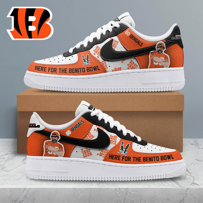 LIMITED EDITION - NEW CUSTOMIZED NFL16 CCB CINCINNATI BENGALS SUPER BOWL HALFTIME SHOW AF1 SHOES