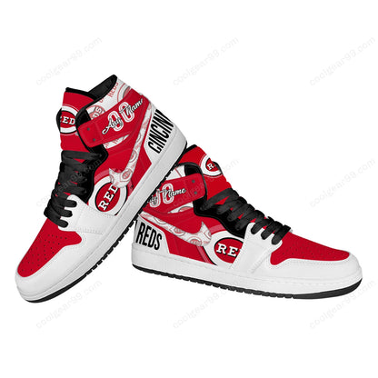 LIMITED EDITION - NEW CUSTOMIZED MLB05 CC REDS AIR JORDAN SNEAKERS