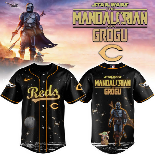 LIMITED EDITION - NEW CUSTOMIZED MLB05 CC REDS x STAR WARS BASEBALL JERSEY & CAP
