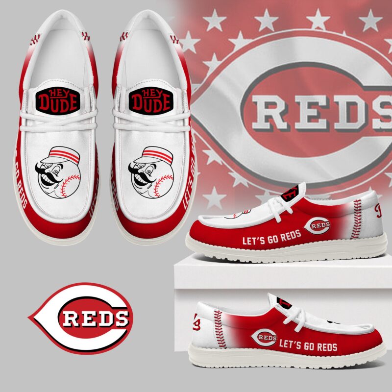 LIMITED EDITION - NEW CUSTOMIZED MLB05 CRS CINCINNATI REDS LOAFER SHOES