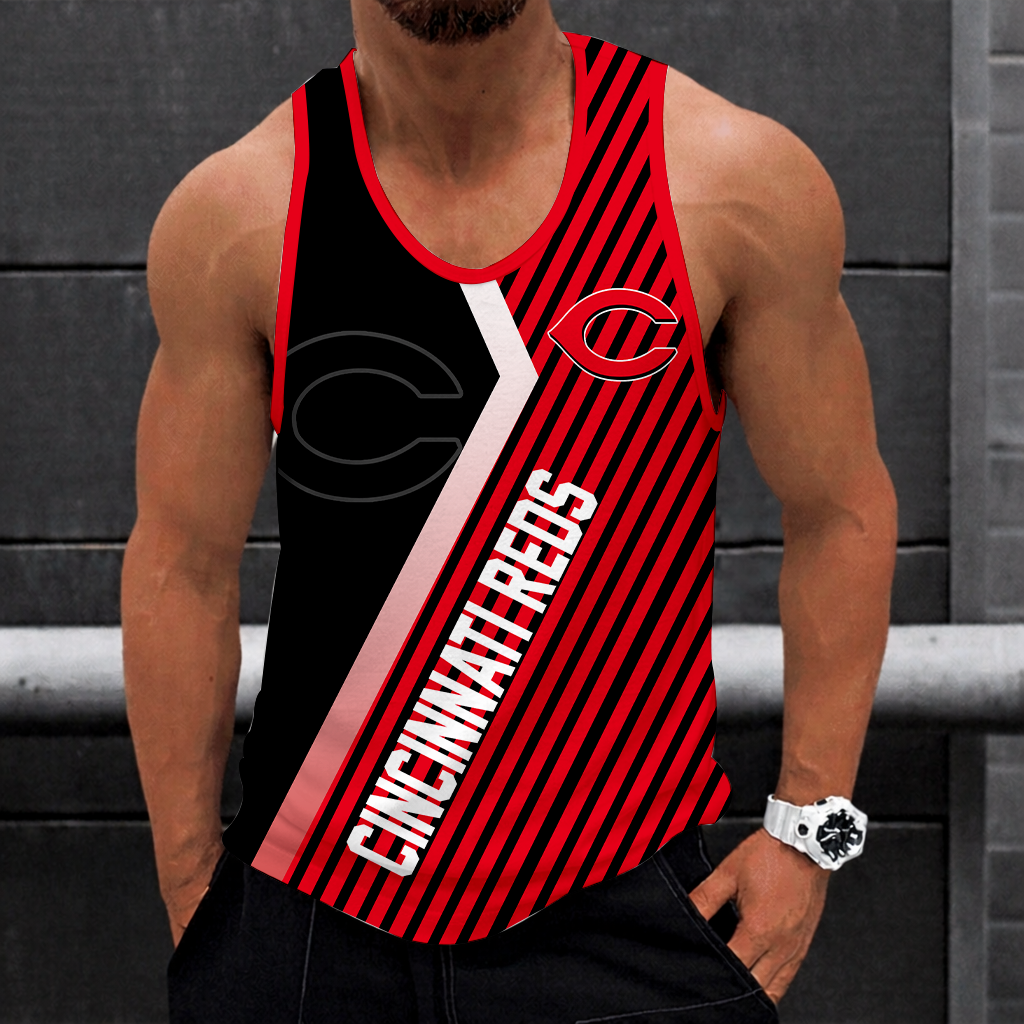 LIMITED EDITION - NEW CUSTOMIZED MLB05 CINCINNATI REDS UNISEX TANK TOP