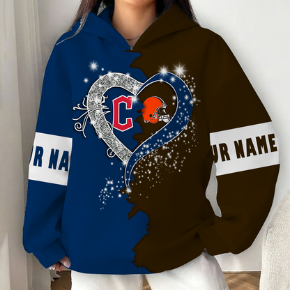 LIMITED EDITION - NEW CUSTOMIZED NFL29 CLB CLEVELAND BROWNS x MLB13 CGS CLEVELAND GUARDIANS UNISEX T-SHIRT, POLO, HOODIE & JACKETS