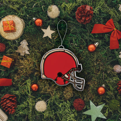 LIMITED EDITION - NEW CUSTOMIZED NFL29 CLB CLEVELAND BROWNS ACRYLIC ORNAMENT