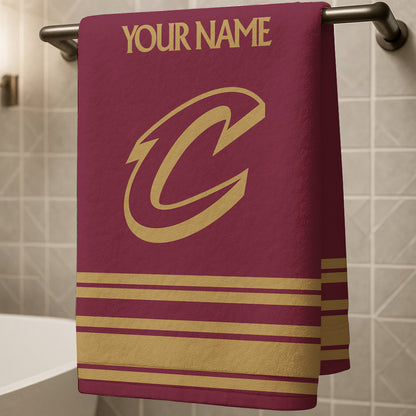 The Cavs NBA Personalized Beach & Bath Towel
