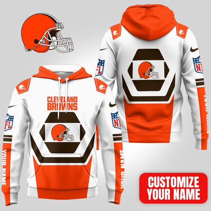 LIMITED EDITION - NEW CUSTOMIZED NFL29 CLB CLEVELAND BROWNS UNISEX T-SHIRT, POLO, HOODIE & JACKETS