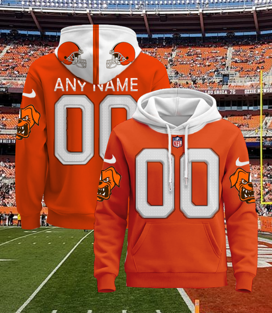 LIMITED EDITION - NEW CUSTOMIZED NFL29 CLB CLEVELAND BROWNS UNISEX T-SHIRT, POLO, HOODIE & JACKETS