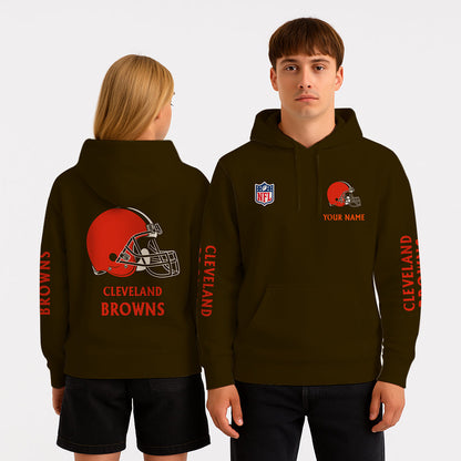 LIMITED EDITION - NEW CUSTOMIZED NFL29 CLB CLEVELAND BROWNS UNISEX HOODIE