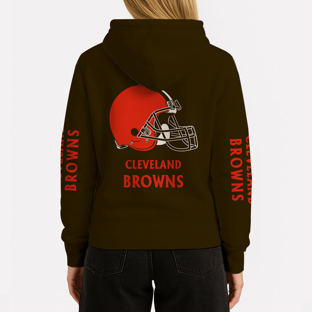 LIMITED EDITION - NEW CUSTOMIZED NFL29 CLB CLEVELAND BROWNS UNISEX HOODIE