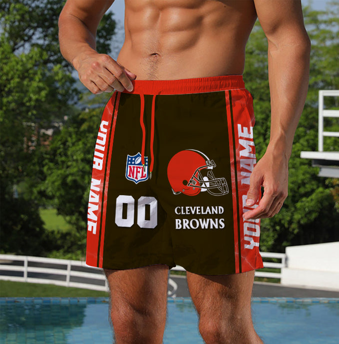 LIMITED EDITION - NEW CUSTOMIZED NFL29 CLB CLEVELAND BROWNS UNISEX SHORT PANTS
