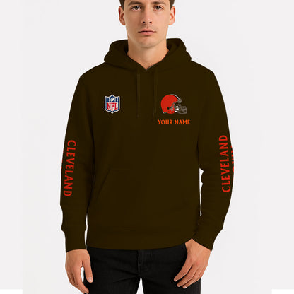 LIMITED EDITION - NEW CUSTOMIZED NFL29 CLB CLEVELAND BROWNS UNISEX HOODIE
