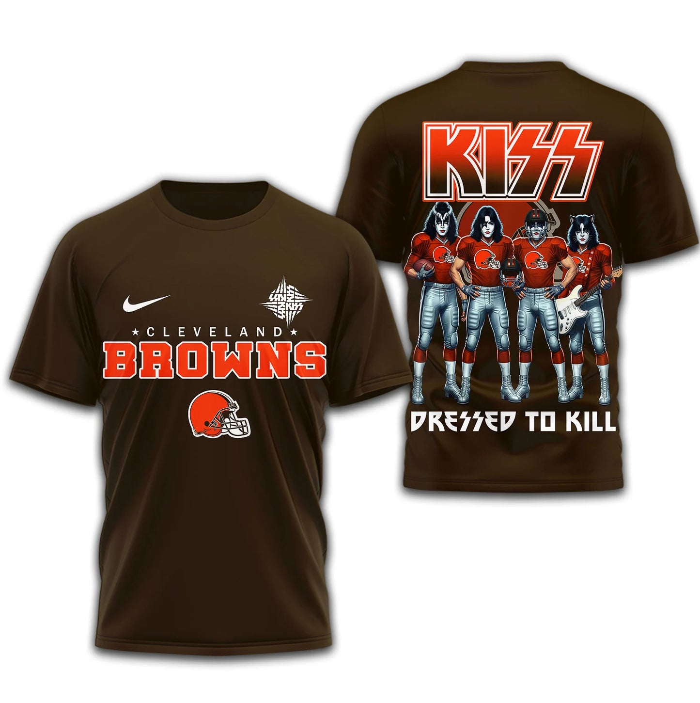 LIMITED EDITION - NEW CUSTOMIZED NFL29 CLB CLEVELAND BROWNS T-SHIRT | MULTIPLE COLORS AVAILABLE