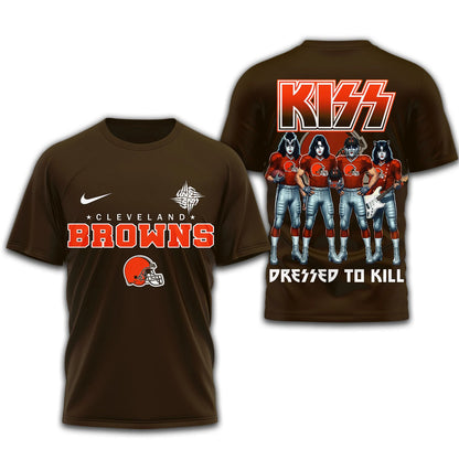 LIMITED EDITION - NEW CUSTOMIZED NFL29 CLB CLEVELAND BROWNS T-SHIRT | MULTIPLE COLORS AVAILABLE