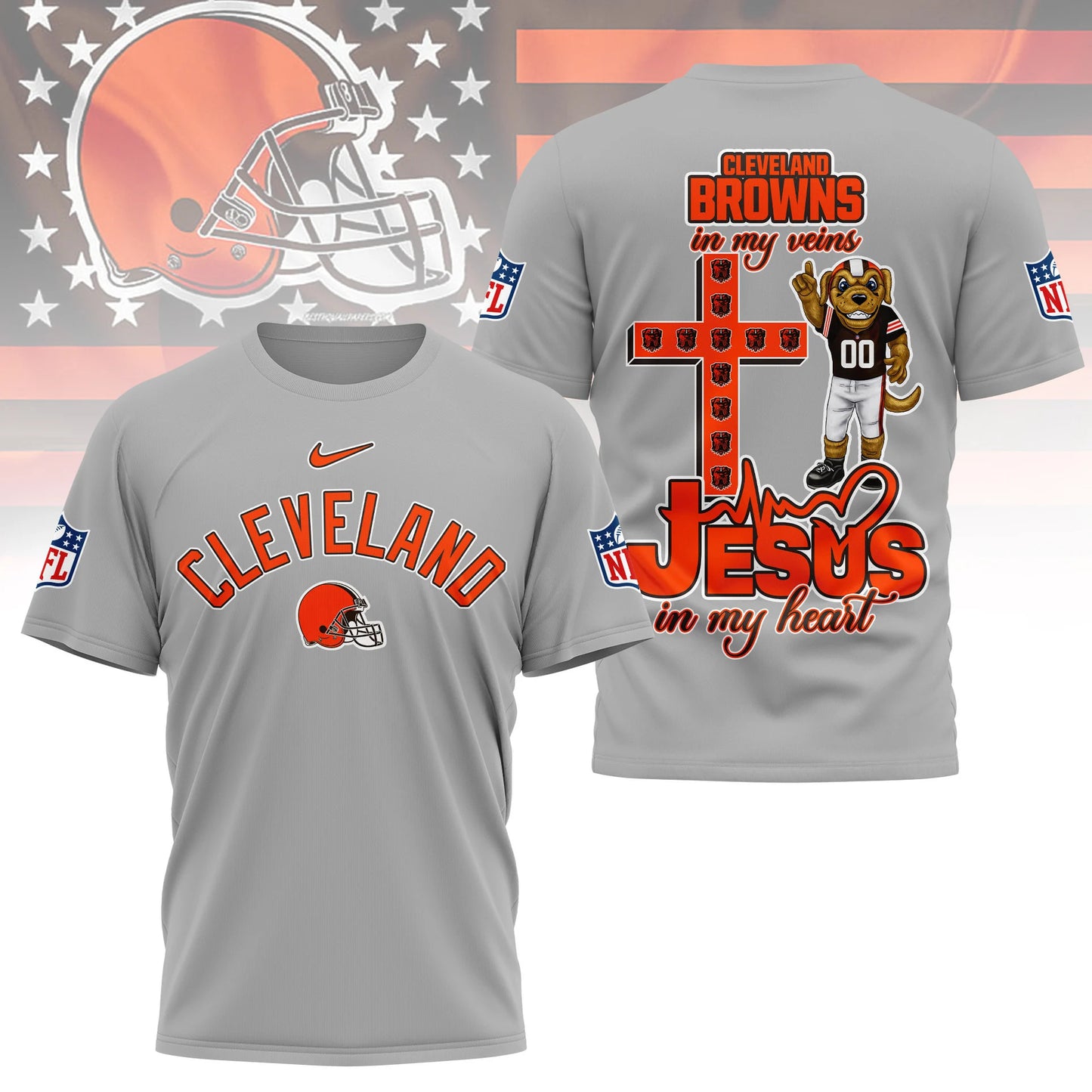 LIMITED EDITION - NEW CUSTOMIZED NFL29 CLB CLEVELAND BROWNS T-SHIRT | MULTIPLE COLORS AVAILABLE