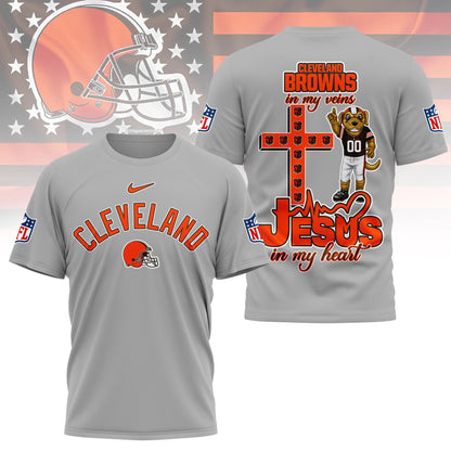 LIMITED EDITION - NEW CUSTOMIZED NFL29 CLB CLEVELAND BROWNS T-SHIRT | MULTIPLE COLORS AVAILABLE