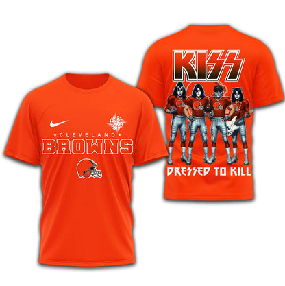 LIMITED EDITION - NEW CUSTOMIZED NFL29 CLB CLEVELAND BROWNS T-SHIRT | MULTIPLE COLORS AVAILABLE